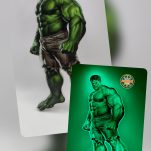 emblème décoratif de grille HULK LUMINEUX LED