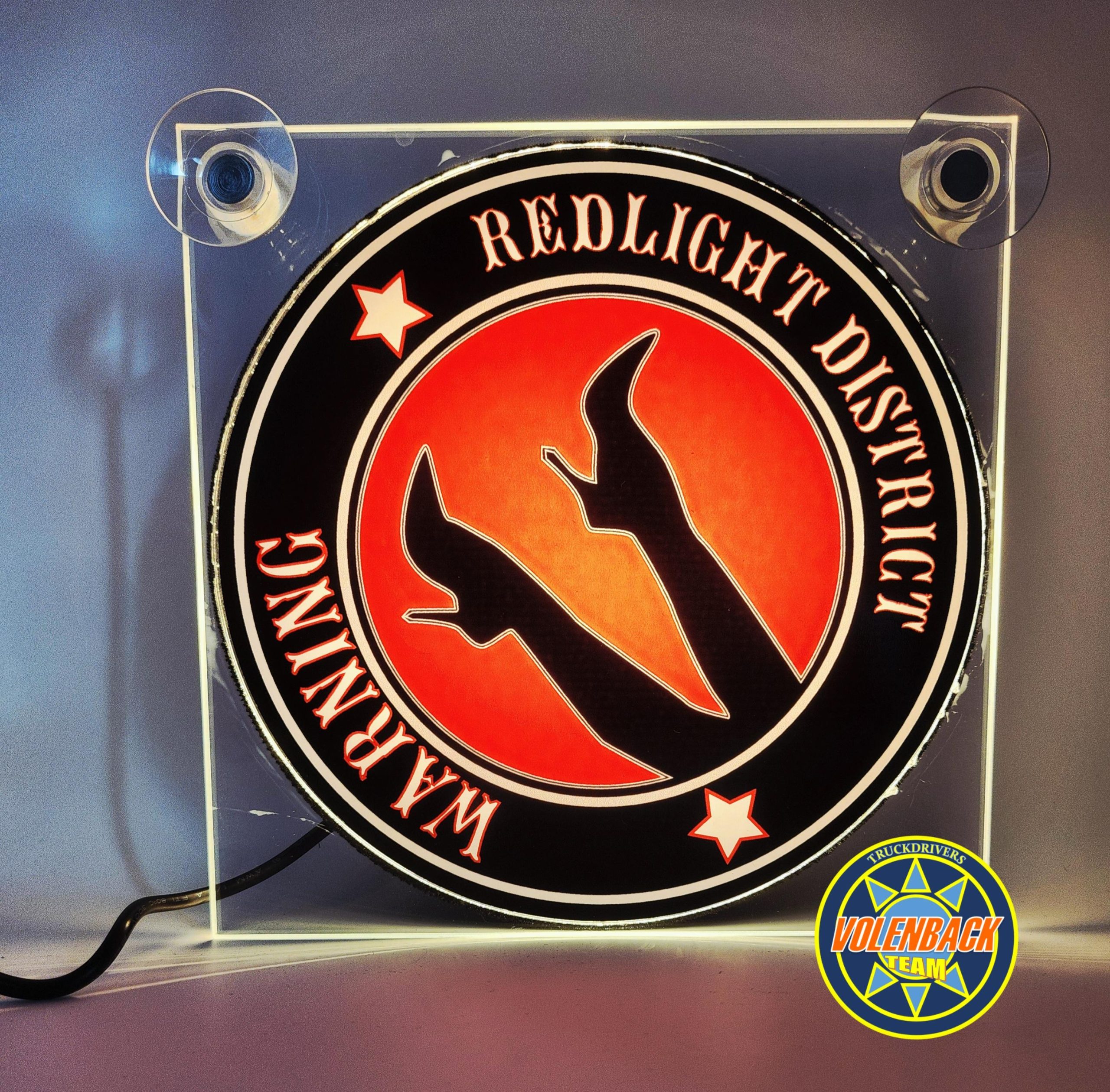 LIGHTBOX "RED LIGHT DISTRICT" - Allume-Cigare -