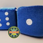 DES VELOURS BLEU 7 cm