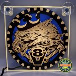 LIGHTBOX "KING V8 BLEU"