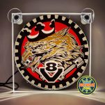 LIGHTBOX "KING V8 ROUGE"