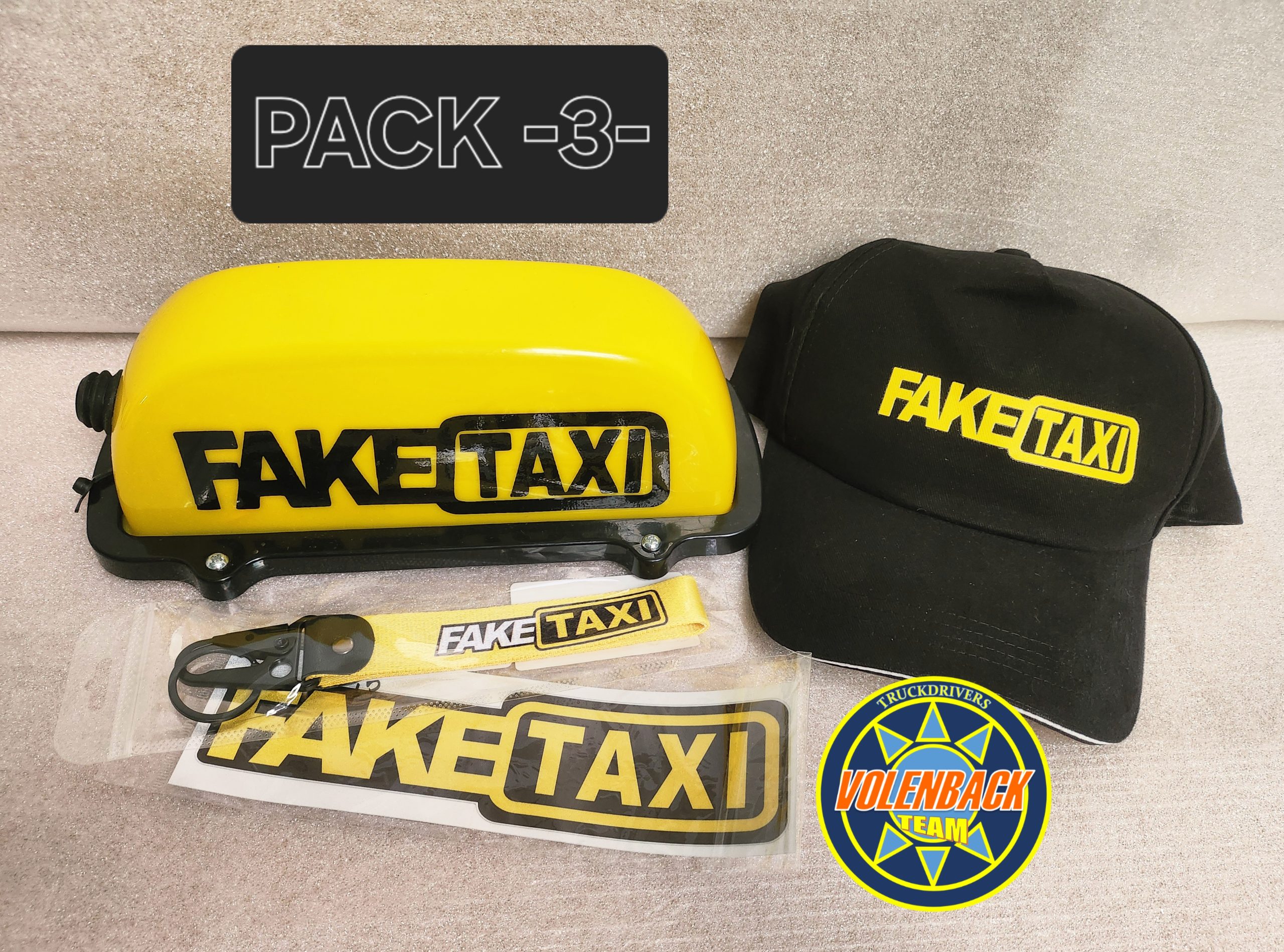 PACK -3- FAKE TAXI