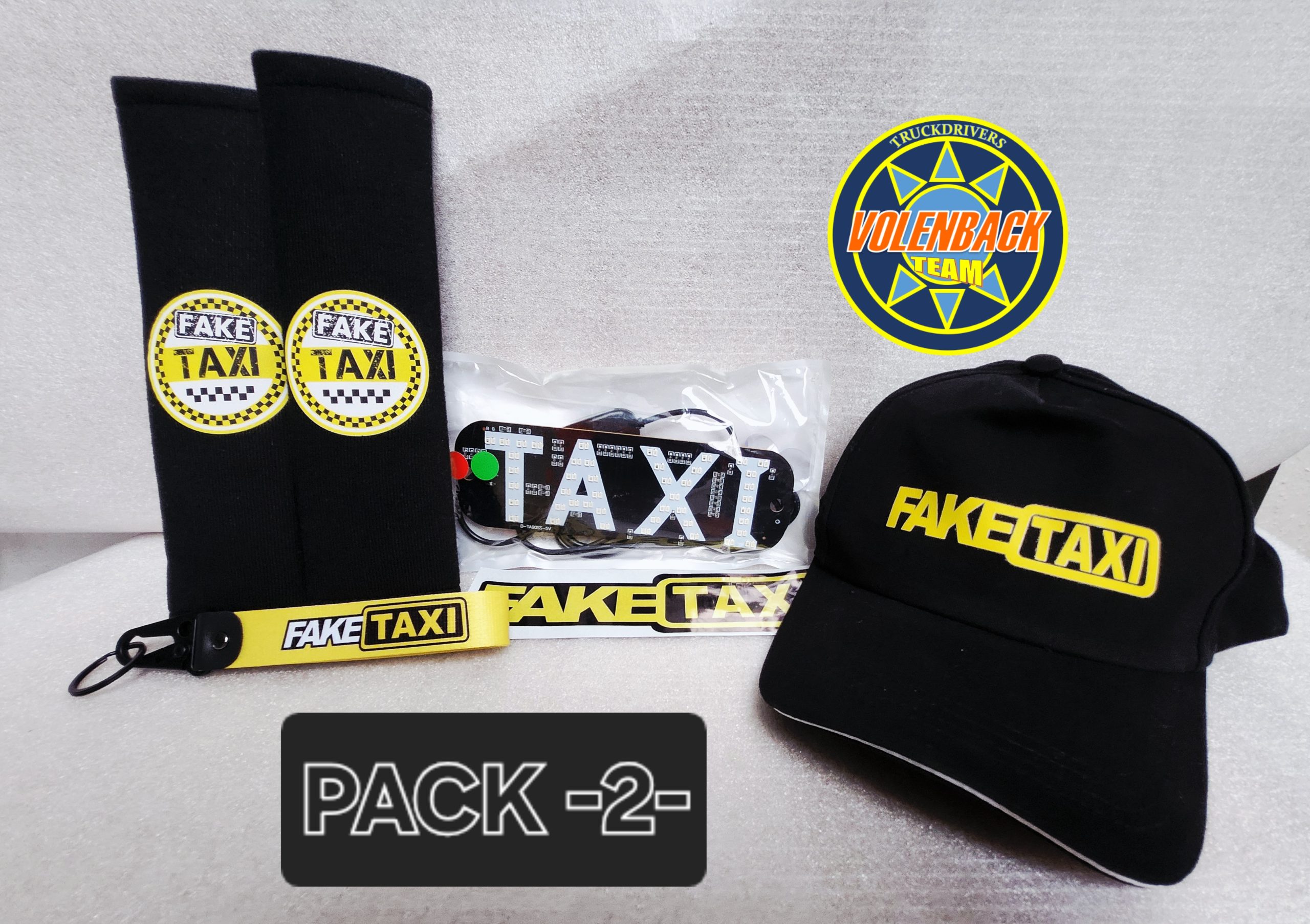 PACK -2- FAKE TAXI