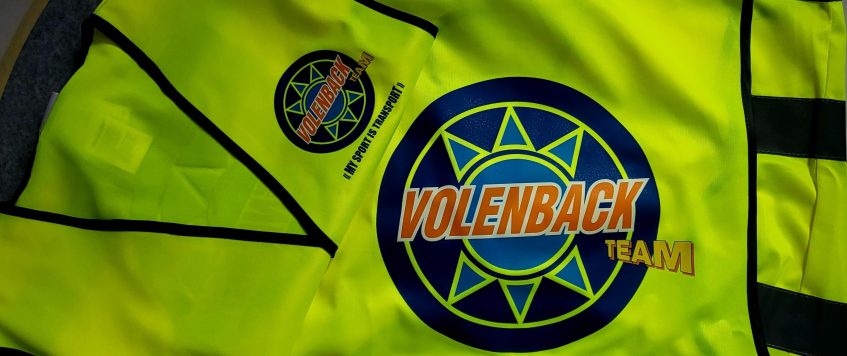 CHASUBLE FLUO JAUNE Volenback taille S/M