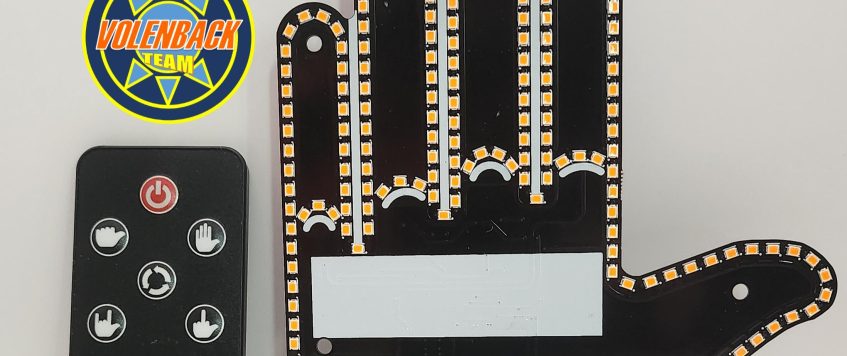 DOIGT D’HONNEUR LUMINEUX