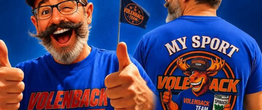 😊 !!! NOUVEAU !!! 😊    T-SHIRT VOLENBACK TEAM  Homme taille M