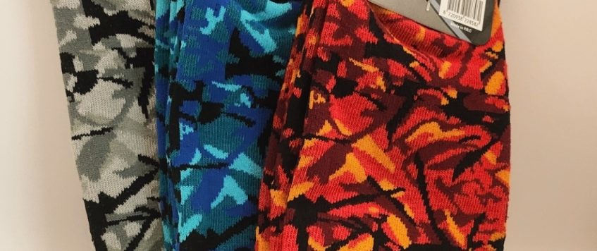 CHAUSSETTES peluche DANOISES GRISES